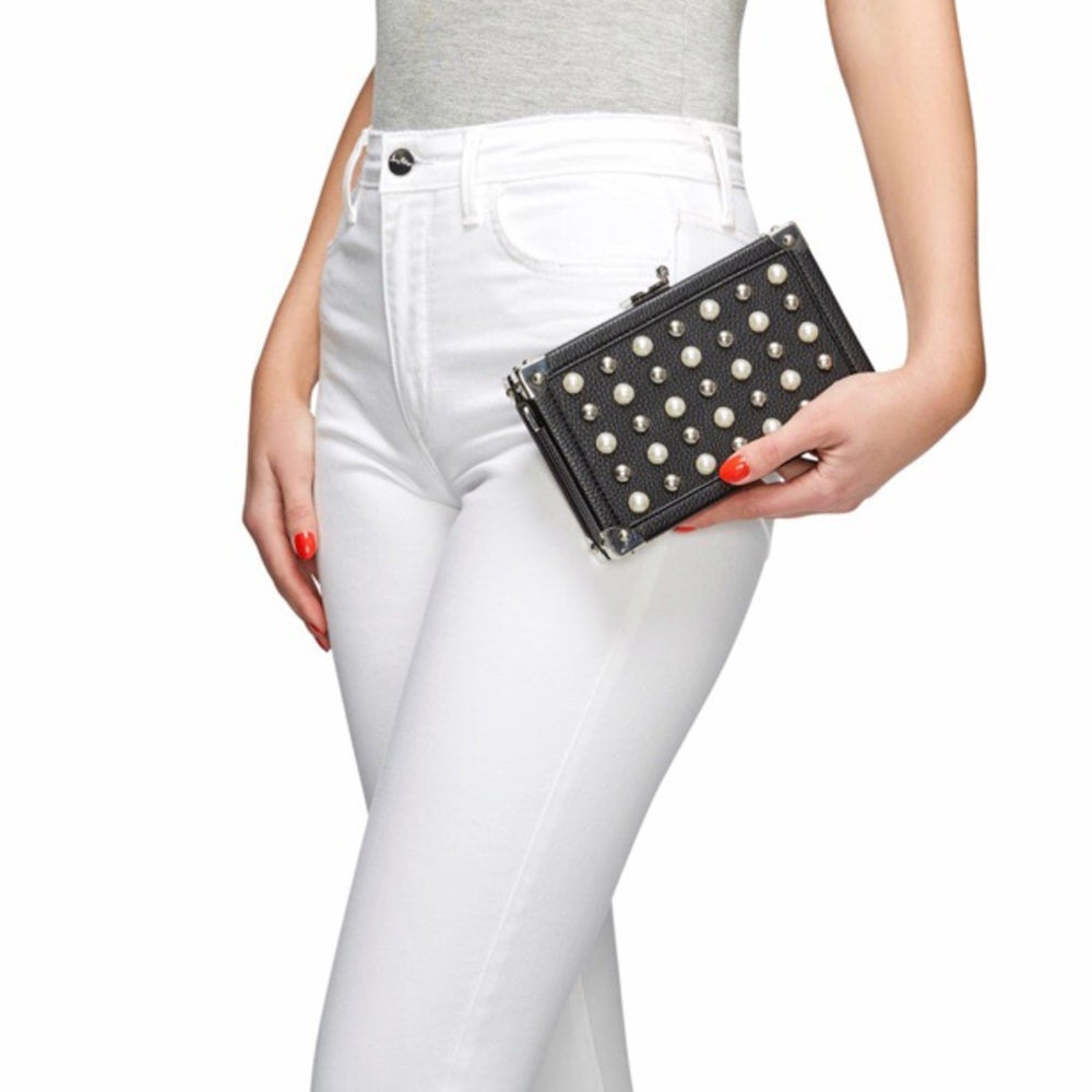 Sam Edelman Shayna Black Embellished Crossbody Bag - Picture 3 of 7